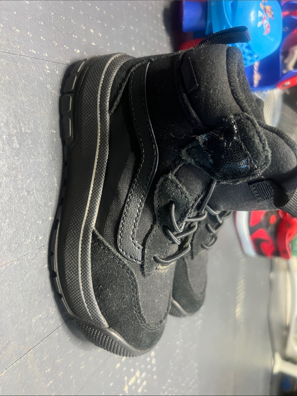Vans Kids Black High-Top Boots